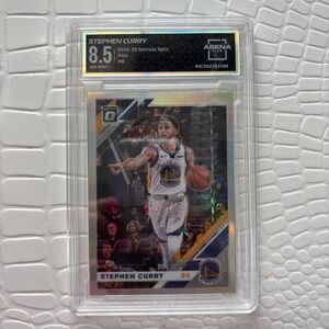 2019-20 Stephen Curry Donruss Optic Holo  #8 Graded 8.5 NM Mint